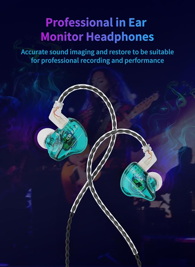 KBEAR Storm in Ear Headphones Wired Earbuds - Image 2