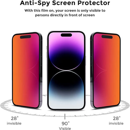 For iPhone 14 pro max/iPhone 15 plus Privacy Screen Protector - Image 2