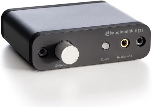 Audioengine D1 32-bit Desktop DAC and Headphone Amp, Gamers and Musicians by Audioengine