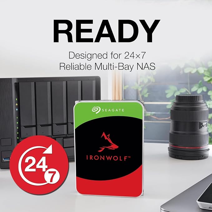 Seagate IronWolf 12TB NAS Internal Hard Drive HDD – CMR 3.5 Inch SATA 6Gb/s - Image 4