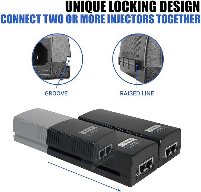 BV-Tech Gigabit Power Over Ethernet PoE++ Injector | 90W | 802.3 af/at/bt | - Image 4