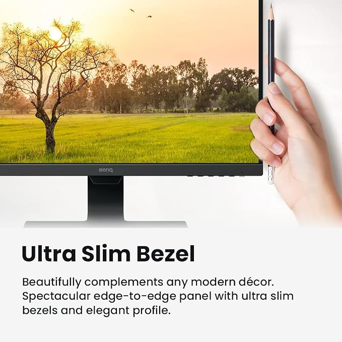 BenQ GW2480 Computer Monitor 24" FHD 1920x1080p | IPS | Eye-Care Tech | Low - Image 7