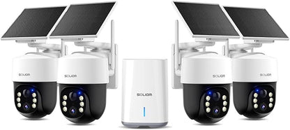 SOLIOM Security Cameras Wireless Outdoor, 4K Ultra HD by SOLIOM