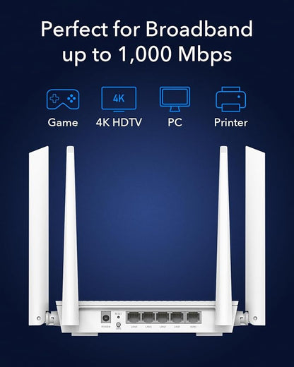 Cudy WR3000S AX3000 Dual Band WiFi 6 Mesh Router, 5 Gigabit Ethernet RJ45 Ports - Image 6