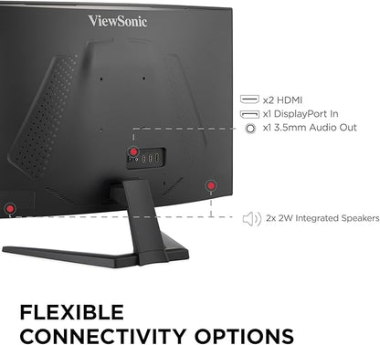 ViewSonic VX3228C-2K 32 Inch 1440p Curved Gaming Monitor - Image 6