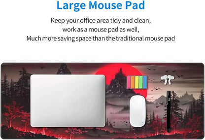 Extended Gaming Mouse Pad, Large Desk Mat XL Anime Mouse Pad Waterproof - Image 6