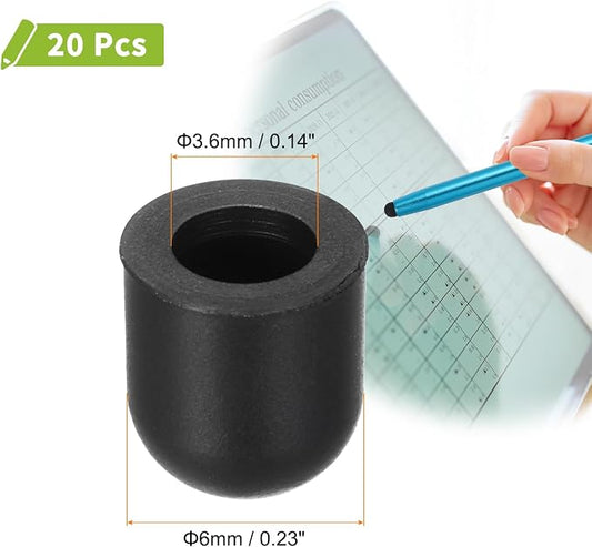 MECCANIXITY 20Pcs Replacement Stylus Pen Tips 6mm Conductive Capacitive Touch - Image 2