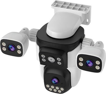 EVERSECU Triple Lens WiFi PTZ Security Camera, Three Cameras in One, Side by EVERSECU