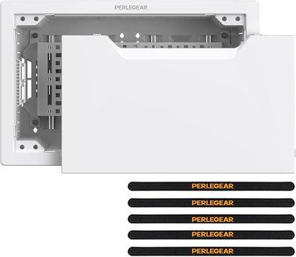 Perlegear 9″ in-Wall Media Box, Electrical Box, Recessed Outlet Box and Media by Perlegear