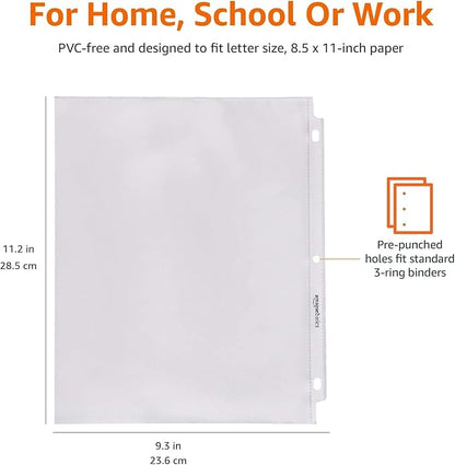 Amazon Basics Non-Glare Sheet Protector - Image 6