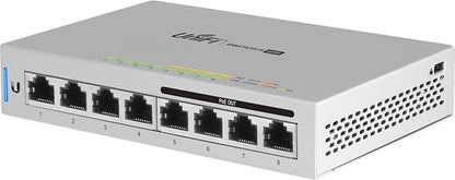Ubiquiti Networks US-8-60W UniFi 8-Port Gigabit PoE Compliant Managed Switch - Image 4
