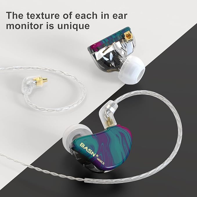 BASN MMCX Triple Driver in-Ear Monitors - Image 6