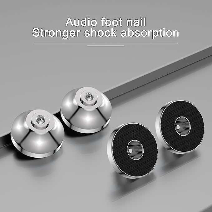 Audiocrast IF4021S HiFi Speaker Isolation Feet Pads 4PCs Stainless Steel - Image 6