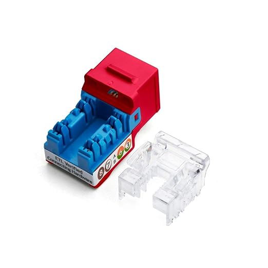 trueCABLE Cat6 Keystone Jack, Unshielded, 90 Degree Punch-Down, PoE++ 100W - Image 2