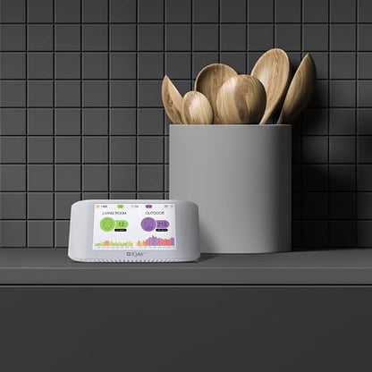 IQAir Air Quality Monitor Indoor, Swiss Design, Detects PM2.5, Temperature - Image 10