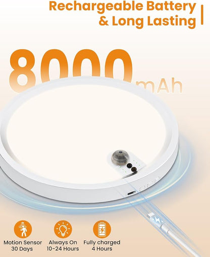 Wireless Motion Sensor Ceiling Light, 7 Inch - Image 6