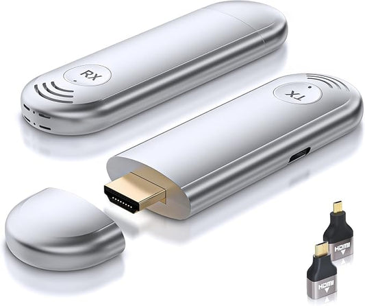 TTQ Wireless HDMI Transmitter and Receiver, Wireless HDMI Extender 4K Supported by TTQ