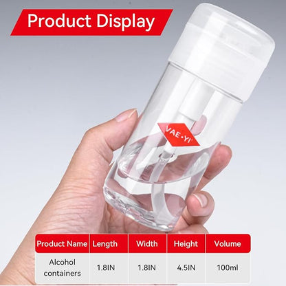 Alcohol Labeled Push Down Liquid Pumping Dispenser - Image 2