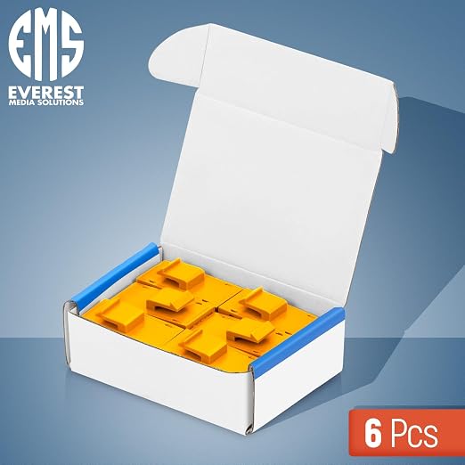 Everest RJ45 CAT6 Keystone Coupler in Yellow - Image 2