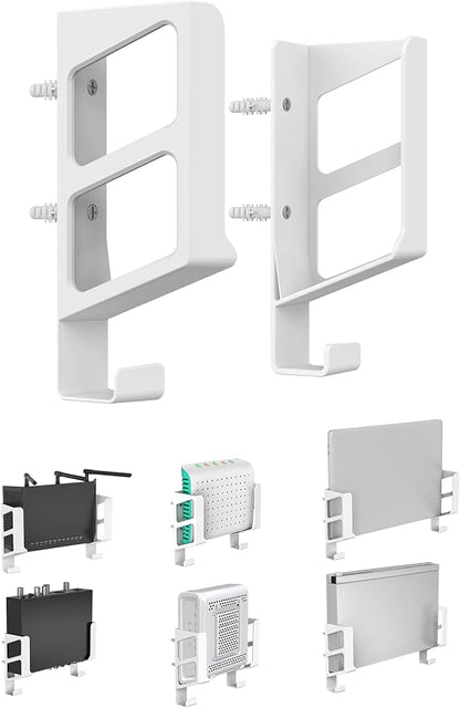Universal Wall Mount Shelf for Modem/Mac mini/Router Apple TV/ROKU, Fits Cable by NOTMBESTM