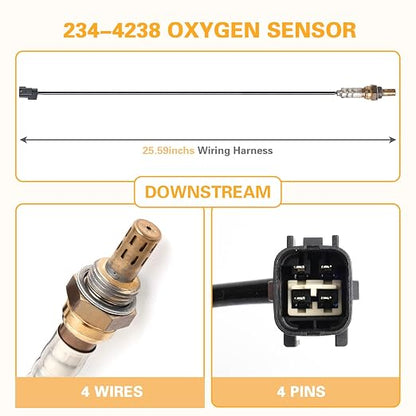 Nifeida 234-5029 234-4238 O2 Oxygen Sensor Upstream & Downstream Compatiable - Image 3