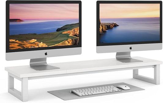 Dual Monitor Stand Riser, 39Inch Large Monitor Stands by YAOHUOO