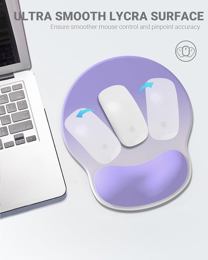 Ergonomic Mouse Pad Wrist Support, Comfortable Mouse Pad Wrist Rest, Relieve - Image 5