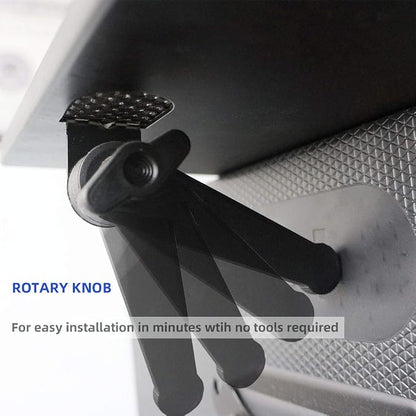 YOKEPO TV Top Shelf Mounting Bracket 8 Inch Flat Panel Mount Adjustable Mount - Image 4