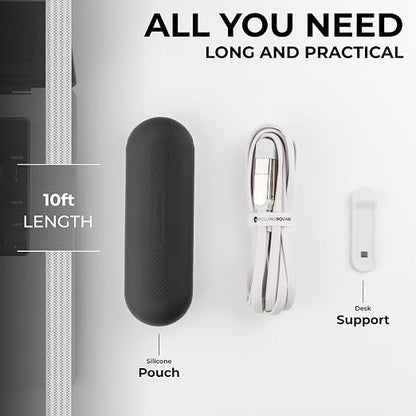 Rolling Square inCharge XL 6-in-1 Multi Charging Cable, Portable USB and USB-C - Image 4