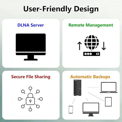 BUFFALO LinkStation 710 8TB 1-Bay NAS Network Attached Storage - Image 7