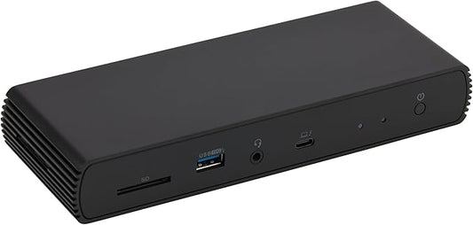 Amazon Basics Thunderbolt4/USB4 Pro Docking Station, 3xUSB A 3.1, Dual Display by AmazonBasics