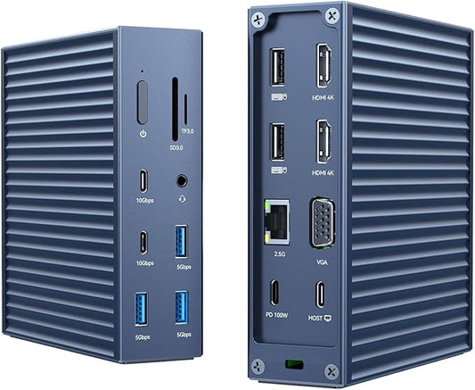 ACASIS USB C Docking Station Dual Monitor, 16-in-1 Laptpop Docking Station by ACASIS
