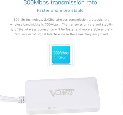 VONETS 2.4GHz WiFi Router/Wireless Bridge Ethernet Repeater/WiFi Hotspot - Image 9