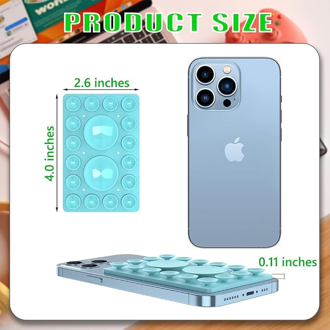 Silicone Suction Phone Holder Mount, Silicon Adhesive Phone Accessory - Image 5