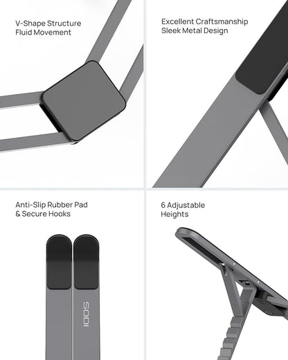 SODI Foldable Laptop Stand for Desk, Lightweight Portable Laptop Stand for - Image 6