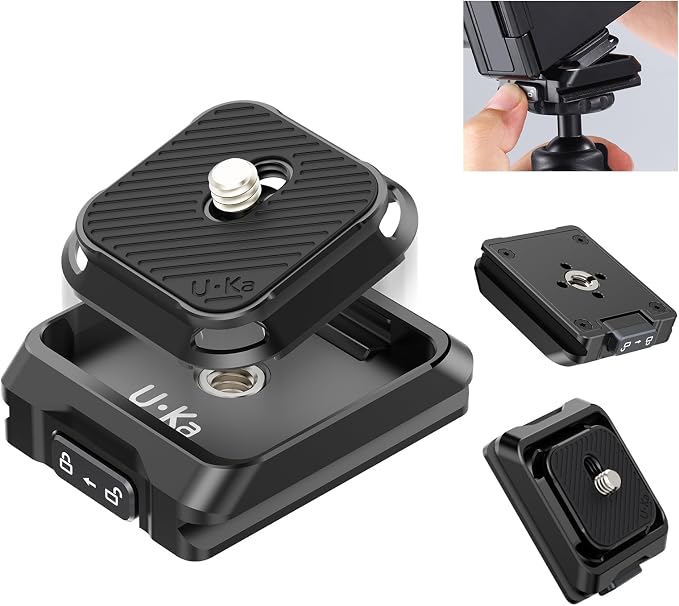 ULANZI UKA01 Quick Release Plate Kit, Arcac/F38 Interface Camera Quick Release by ulanzi