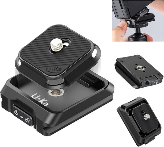 ULANZI UKA01 Quick Release Plate Kit, Arcac/F38 Interface Camera Quick Release by ulanzi