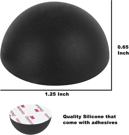 1.25" Silicone Hemisphere Bumpers Isolation Feet Rubber Non-Skid Speaker Pads - Image 2