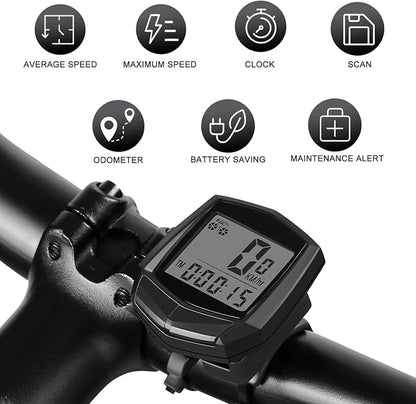 Bike Computer, Bike Speedometer and Bicycle Odometer Waterproof Cycling/Cycle - Image 2