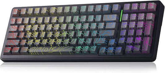 Aula F99 Keyboard Wireless Mechanical Keyboards Computer Bluetooth Gaming by LEOBOG