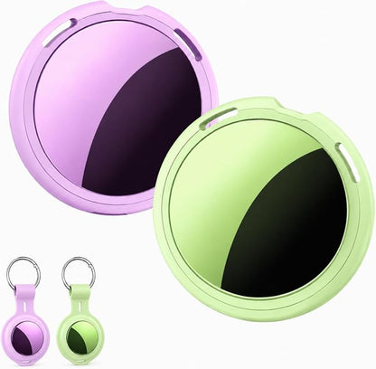 2 Pack Tracker Tags Pair with Apple Find My Bluetooth Air Smart Tags Key Finder by CYBERDOT