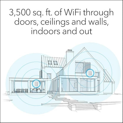 NETGEAR Orbi Whole Home Tri-Band Mesh WiFi 6 System – Router + 1 Satellite - Image 3