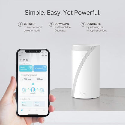 TP-Link Deco 7 Elite BE85 Tri-Band WiFi 7 BE22000 Whole Home Mesh System- - Image 7