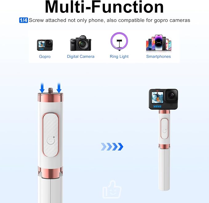 Aluminum Alloy Selfie Stick Tripod - Image 2