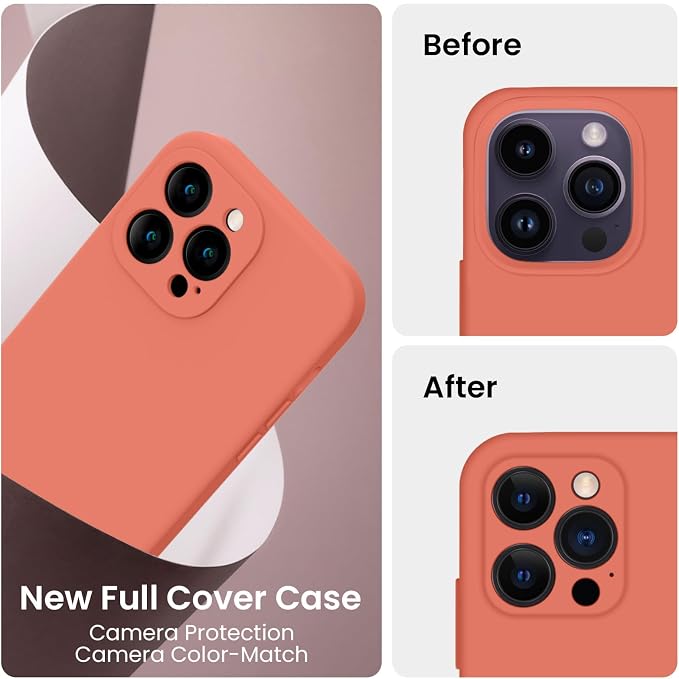 FireNova for iPhone 14 Pro Case, Silicone Upgraded Phone Case with, Soft - Image 3