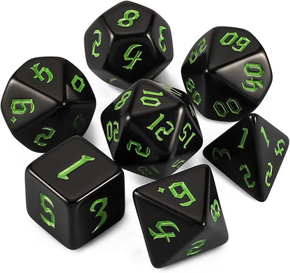 QMAY DND Dice Set -D&D Polyhedral Dice by QMAY