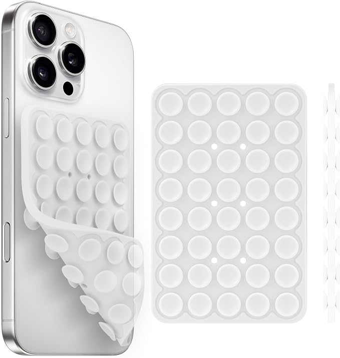 Silicone Suction Cup Phone Case Mount Double Sided, Phone Accessories by Yojaro