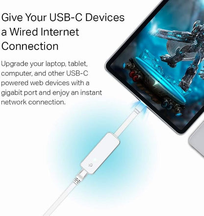 TP-Link USB C to Ethernet Adapter, RJ45 to USB C Type-C Gigabit Ethernet LAN - Image 3