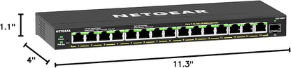 NETGEAR 16-Port PoE Gigabit Ethernet Easy Smart Managed Essentials Switch - - Image 7