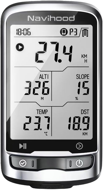 L4 Entry Level GPS Bike Computer Wireless, Laminated 2.3" Screen, Ultra Thin by Unknown